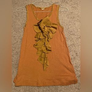 J. CREW COPPER SLEEVELESS TANK XS